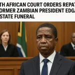 South African Court Orders Repatriation of Former Zambian President Edgar Lungu for State Funeral