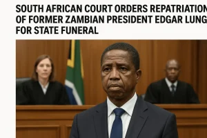 South African Court Orders Repatriation of Former Zambian President Edgar Lungu for State Funeral